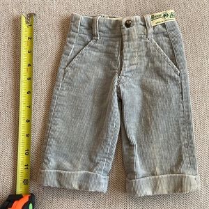 Vintage Grey Corduroy Rough Rider Made In California Kids Salesman Sample Pants